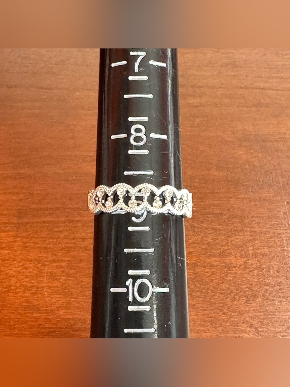 Milgrain Edge Eternity Band - Size 9